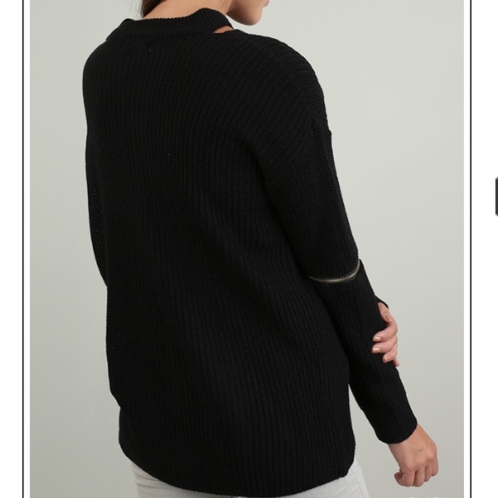 ✨NWT✨LAST✨Sweater With Elbow Zipper - Picture 5 of 8