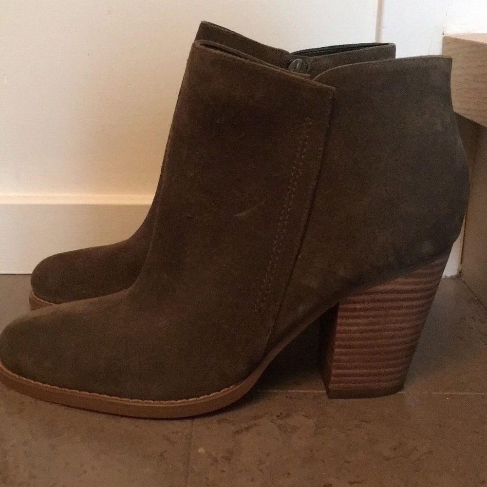Army Green Guess Booties