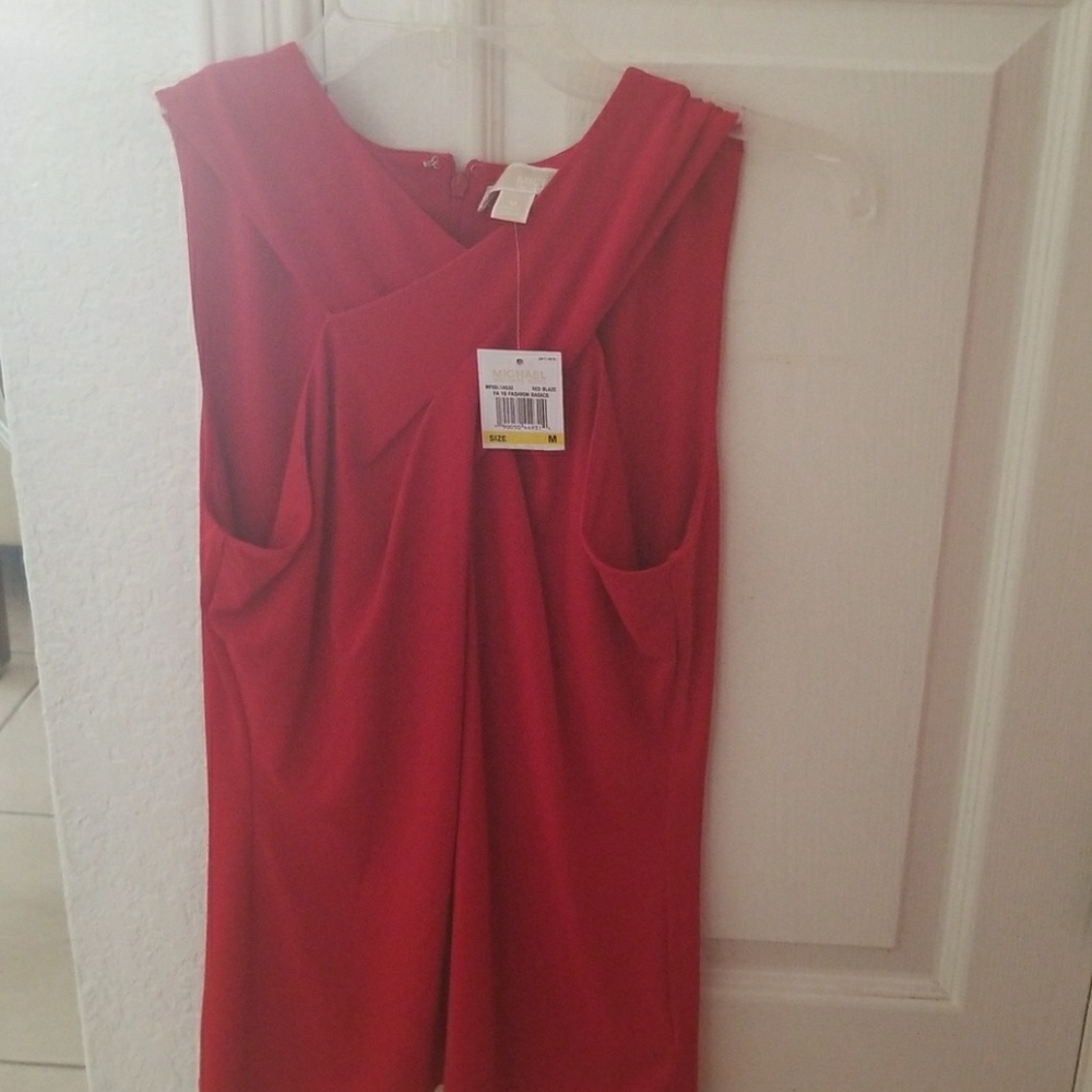 Michael Kors red tank top
