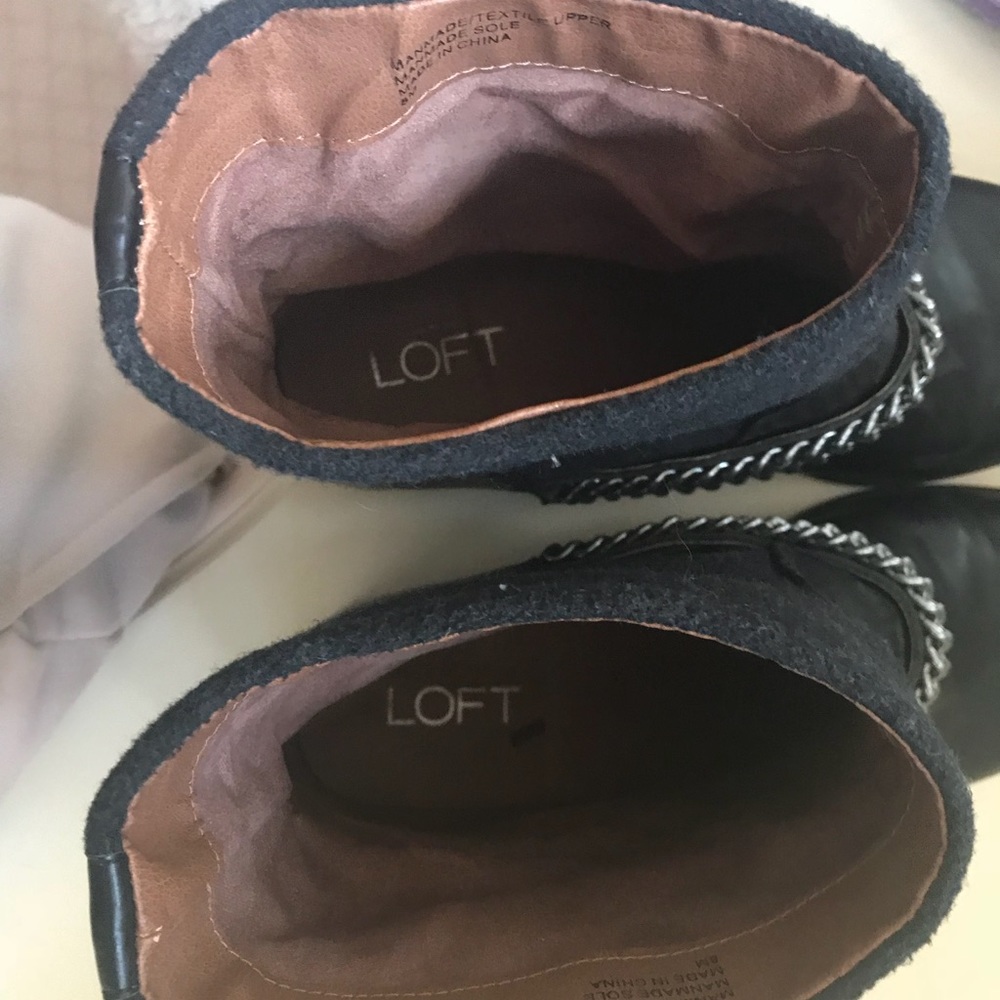 Loft Size 8 Ankle Black Boots - Picture 3 of 4