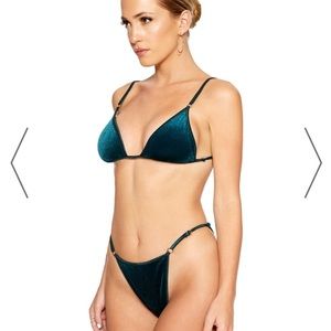 Naked Wardrobe velvet bikini BNWT
