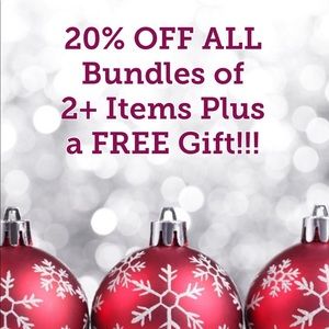 20% Off All Bundles of 2+ Items Plus FREE Gift!!!