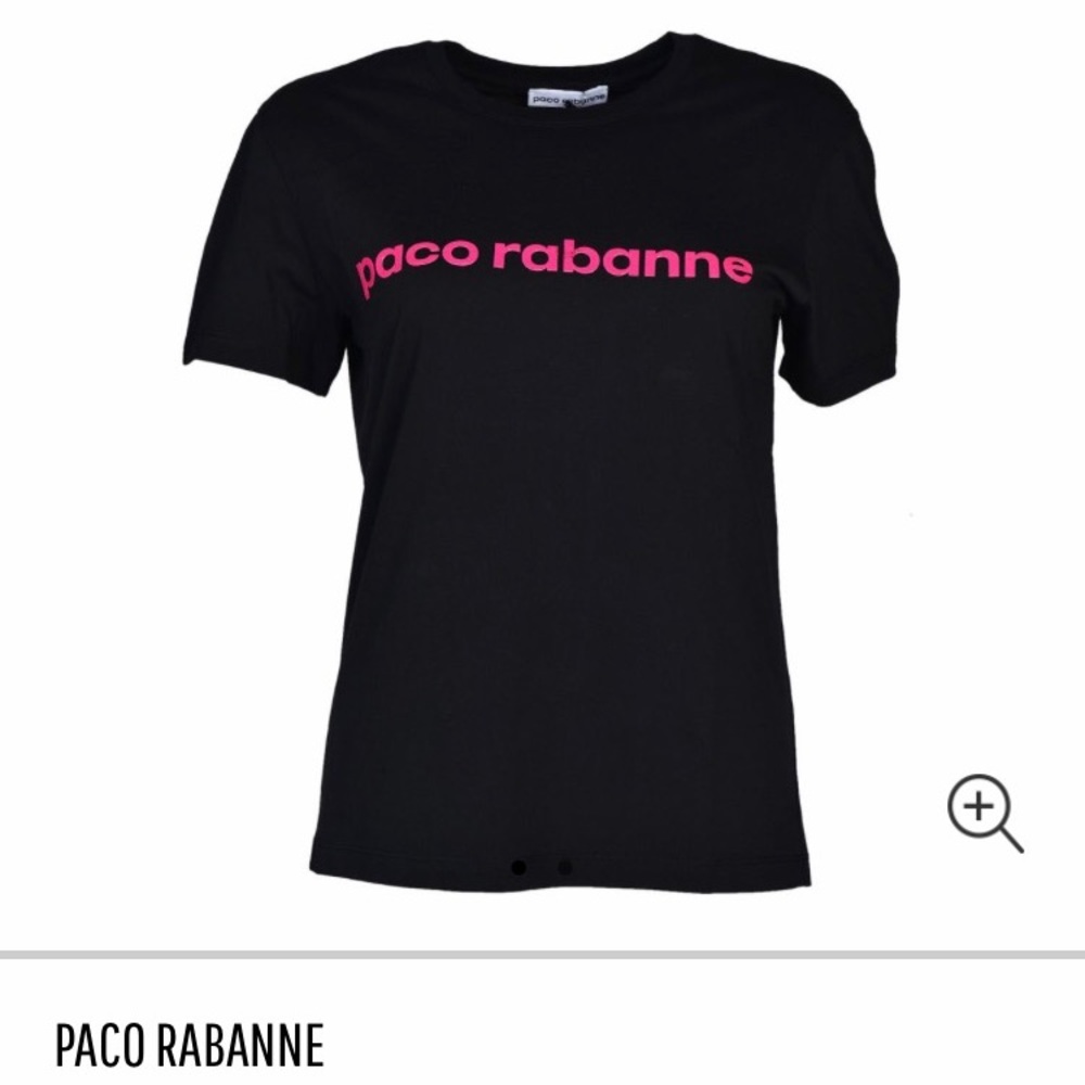 NWT Paco Rabanne Black Tshirt, size XL