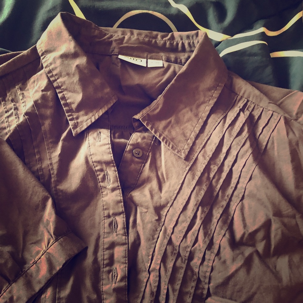 Brown blouse