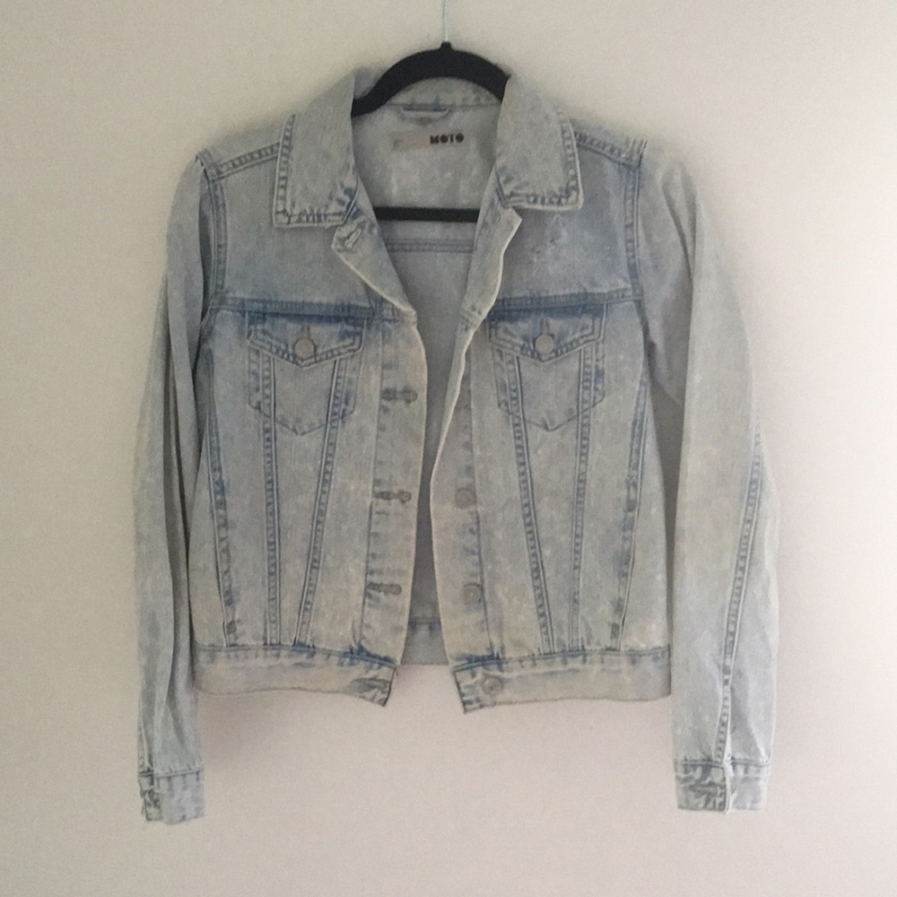Topshop denim Jacket, size us 2