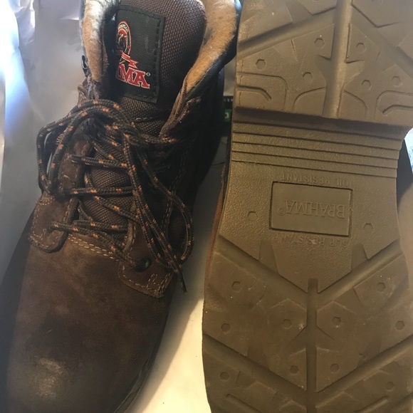 Unisex Suede Waterproof Composite Toe Boots - Picture 4 of 6