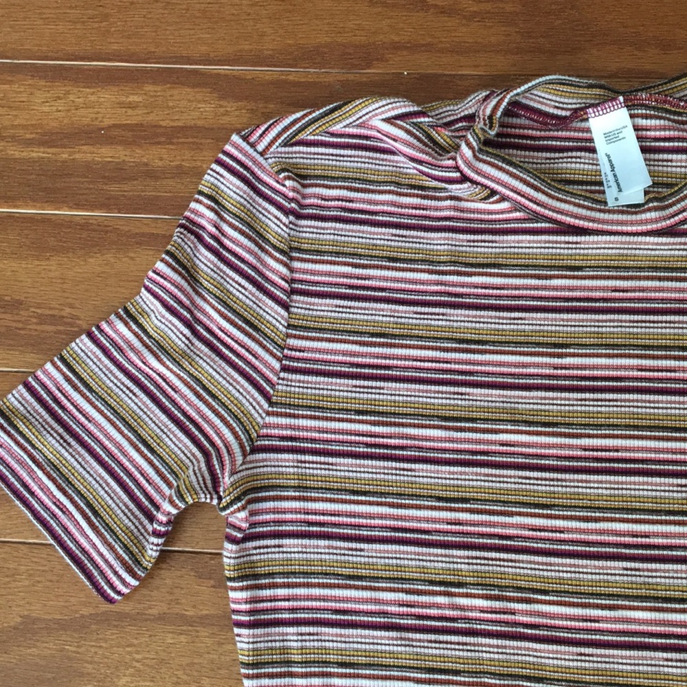 Striped AA bodysuit