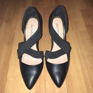 Call it spring black heels