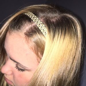 Gold headband