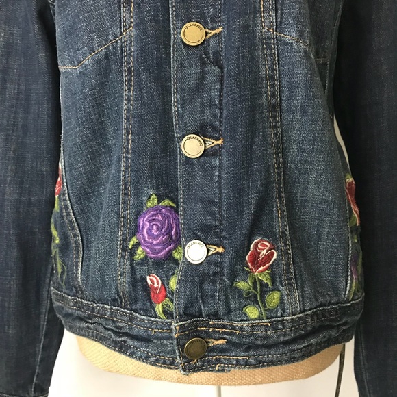 ⬇️ $99 Blank NYC Floral Embroidered Denim Jacket - Picture 5 of 8