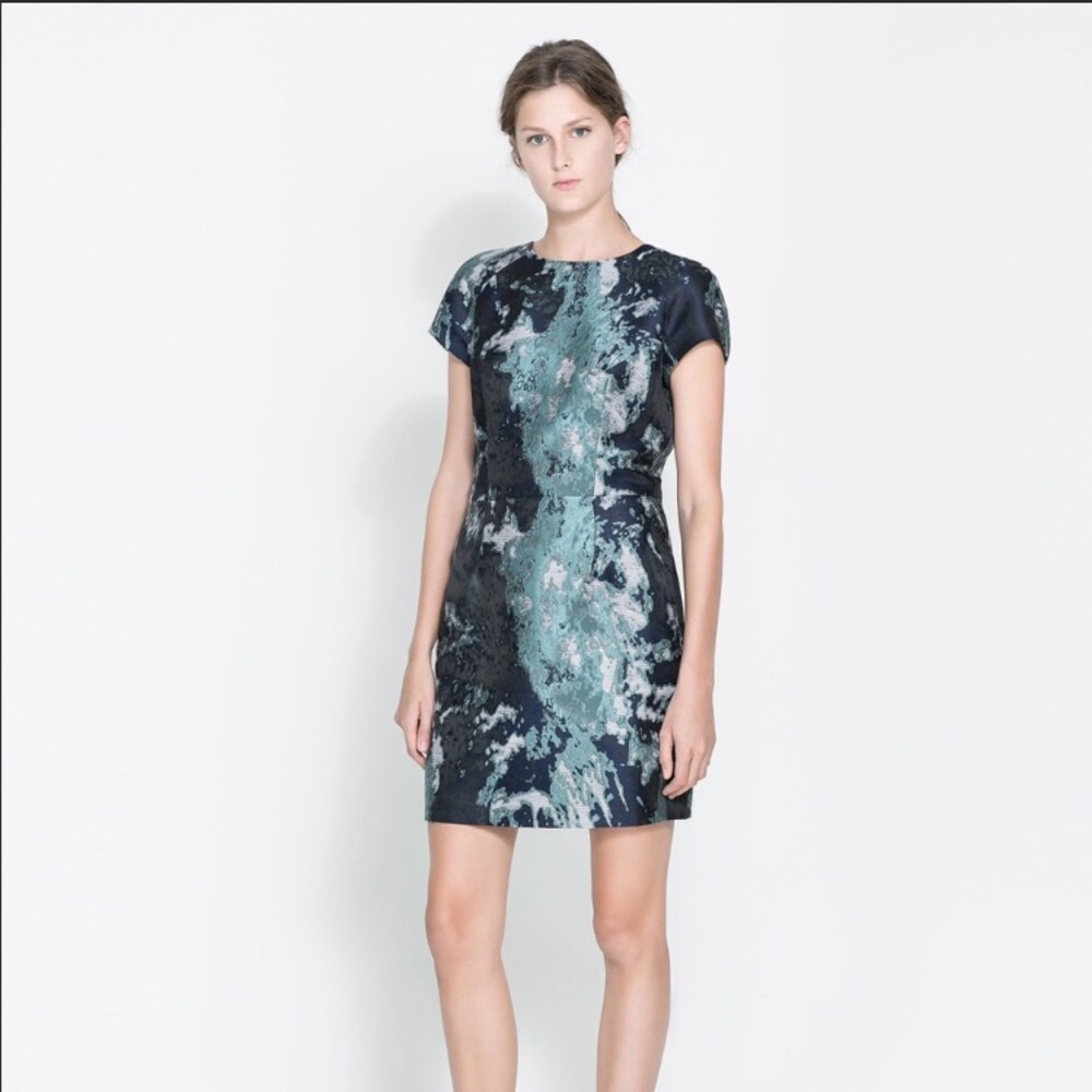 Zara Blue Cocktail Dress