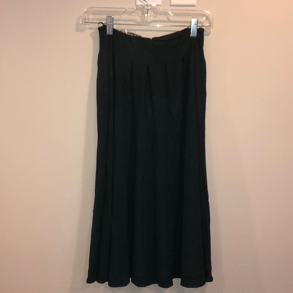 Vintage Jean Muir Green Skirt Sz 2/4