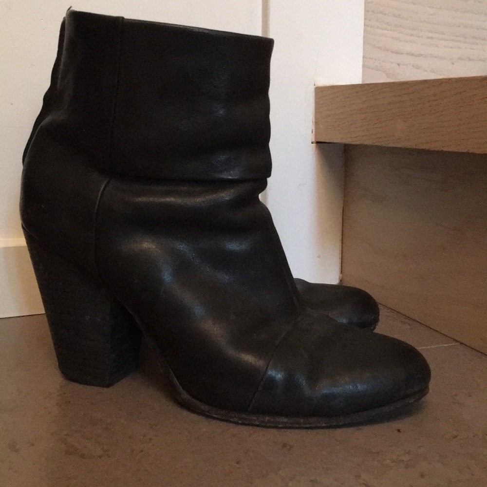 Rag & Bone Black Booties