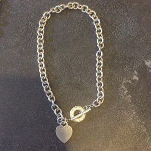 Tiffany's heart tag toggle necklace