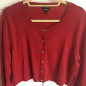 Talbots’ dressy red sweater