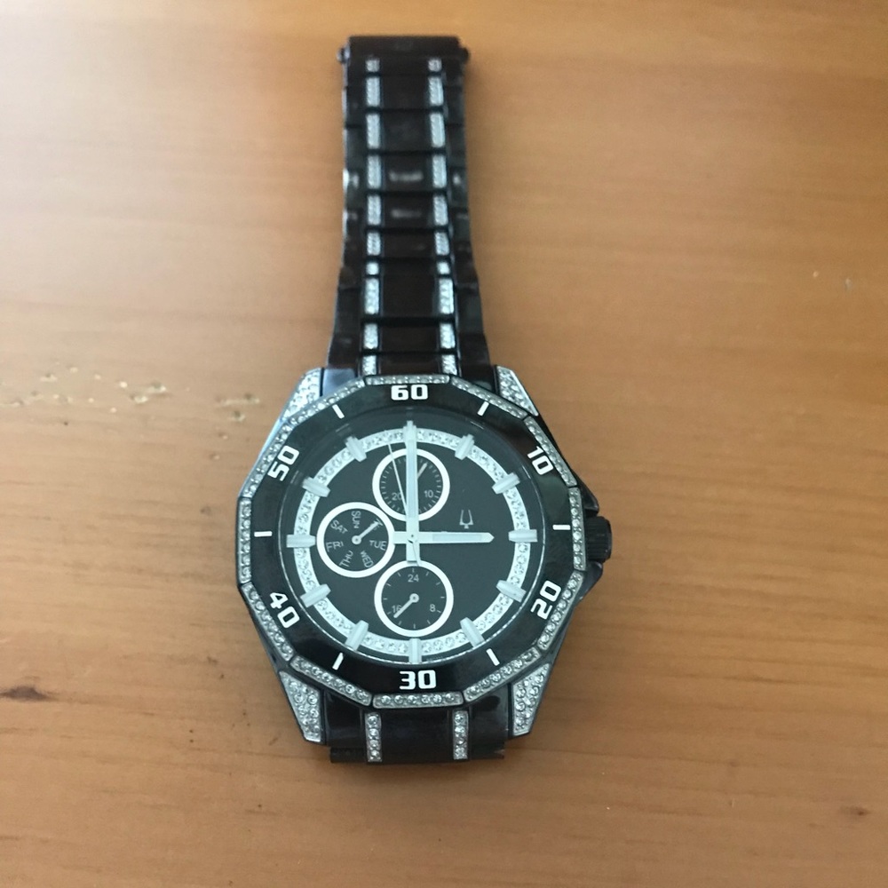 Bulova Black Ceramic Watch