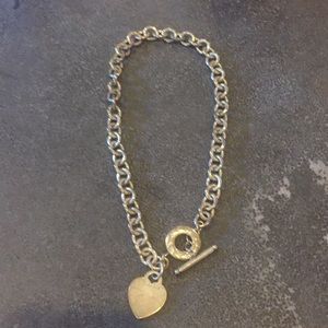 Tiffany's heart tag toggle necklace