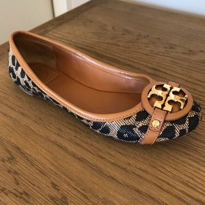 Tory Burch Leopard Aaden ballet flats