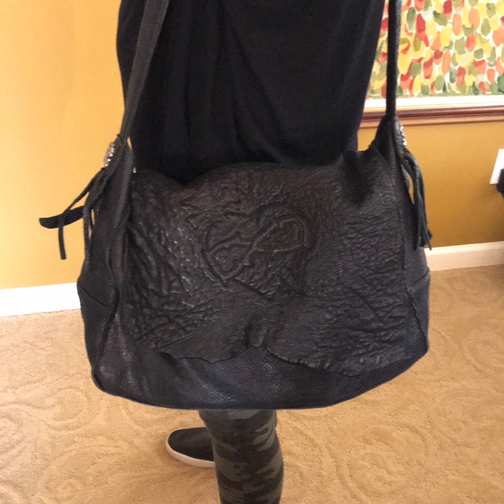 Black leather Taylor bag