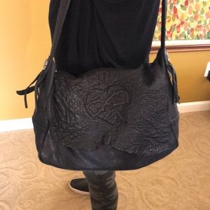 Black leather Taylor bag