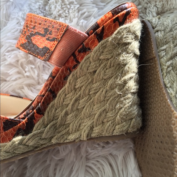  Sale Python Double Strap Cyrus Wedges CCO - Picture 4 of 5