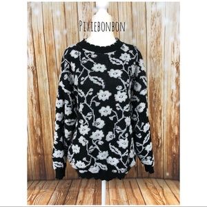 Unique Vintage ‘90’s Floral Ugly Sweater