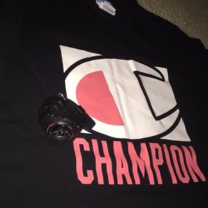 Champion T-Shirt and G-shock watch bundle