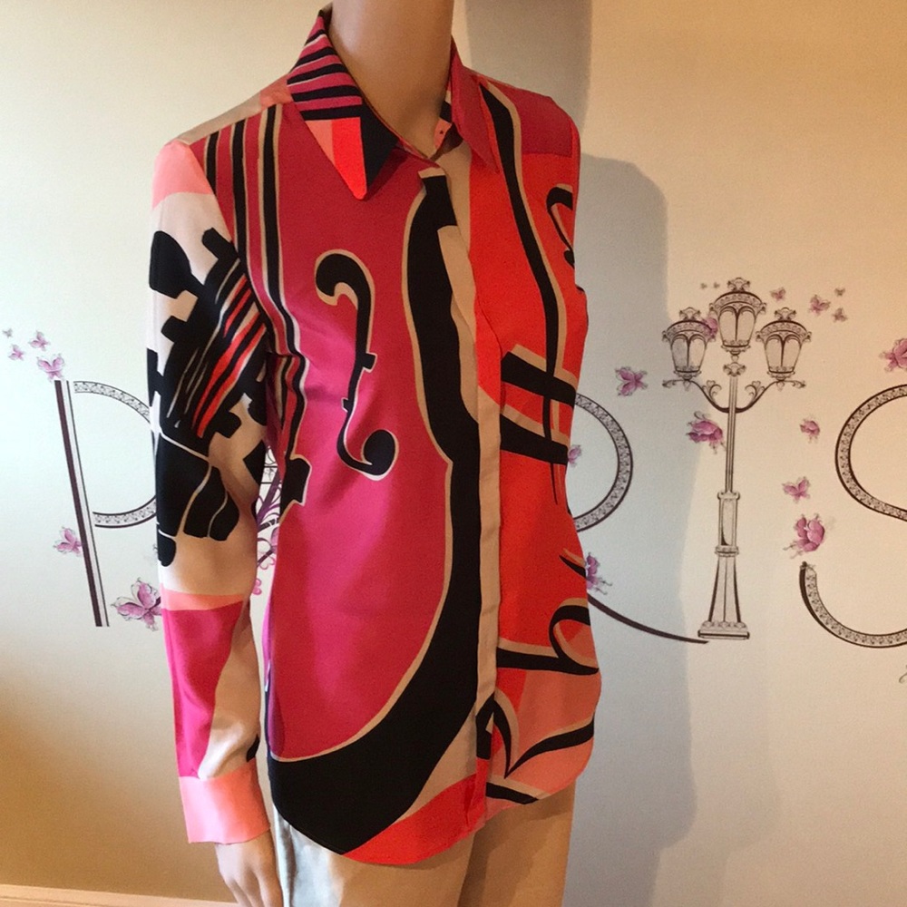 BURBERRY PRORSUM pure silk blouse. Size 6