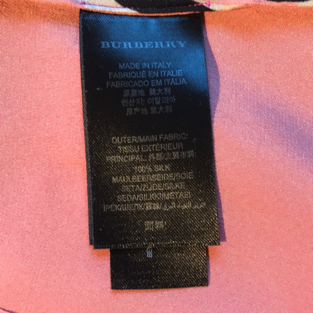 BURBERRY PRORSUM pure silk blouse. Size 6 - Picture 8 of 10