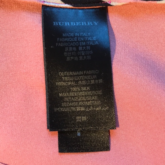 BURBERRY PRORSUM pure silk blouse. Size 6 - Picture 8 of 10
