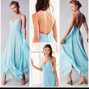 Kimchi Blue Mint Chiffon Dress