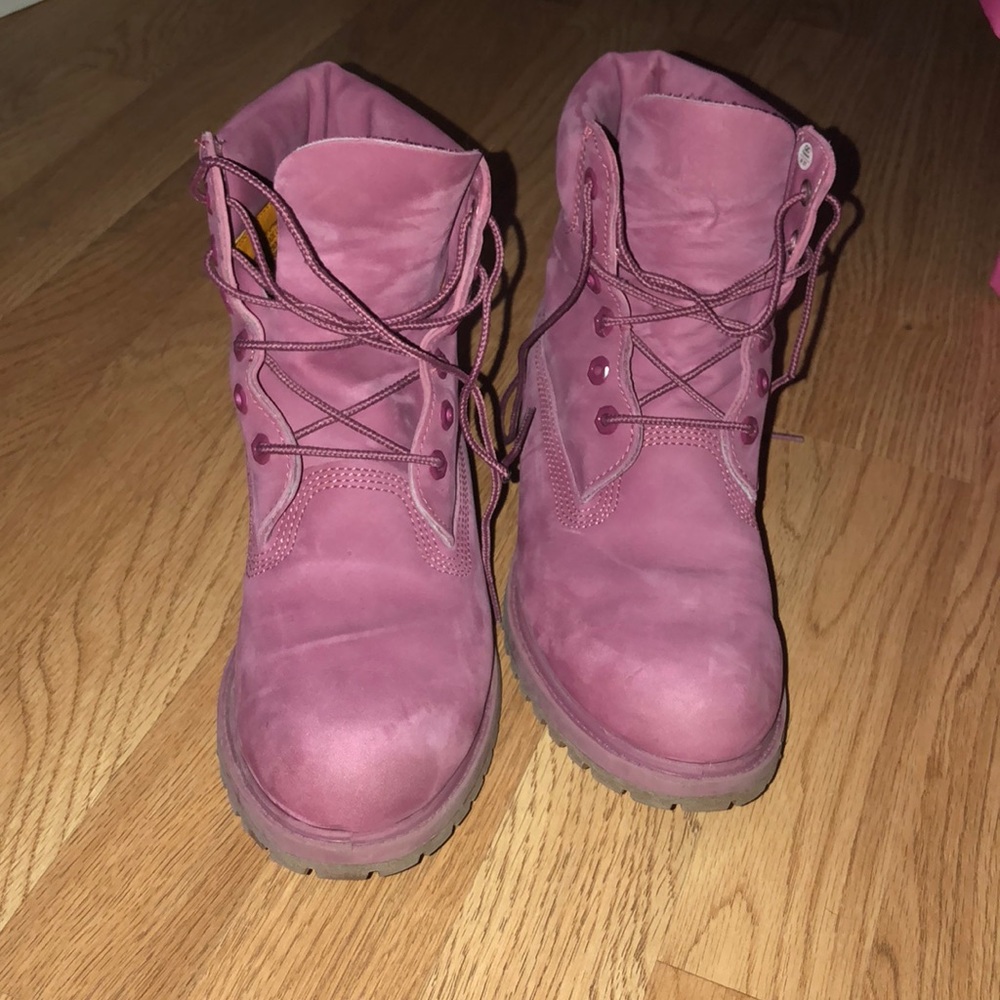 Purple/Fuschia Timberland Boots