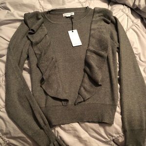 Ruffle sweater