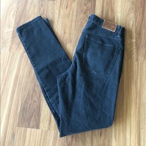 Black Madewell High Rise Skinny Jeans