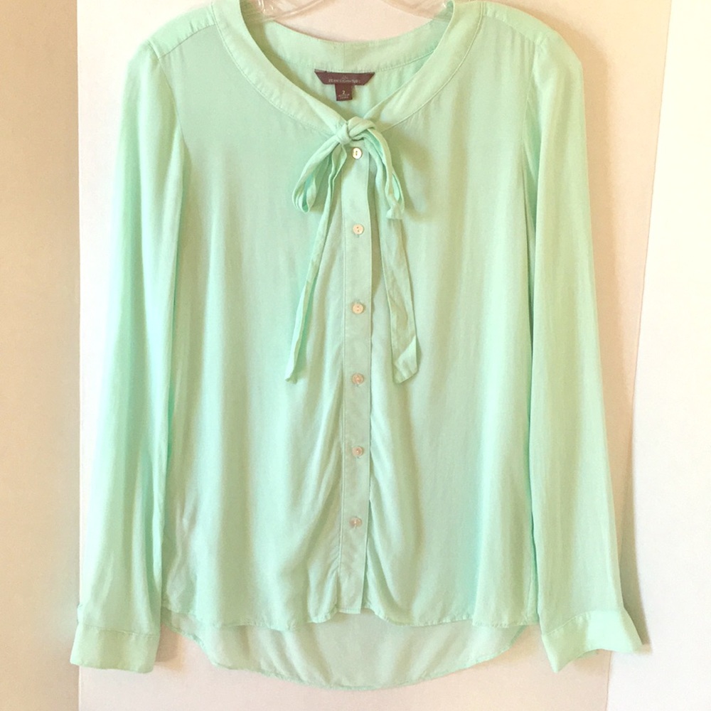 Bean Signature Spring Mint Blouse