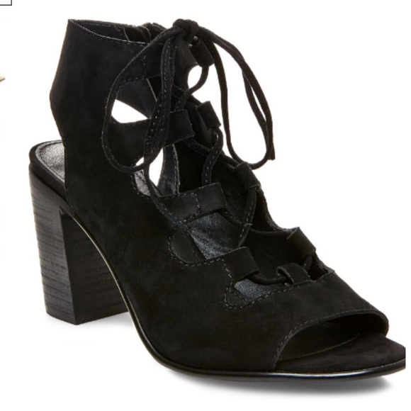 Steve Madden Nilunda Suede Lace-Up Sandals - Picture 1 of 5
