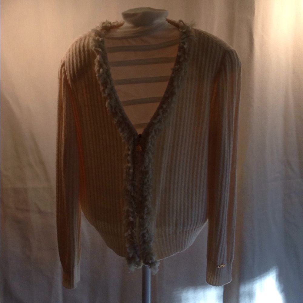 St. John Cream Jacket/ Cardigan