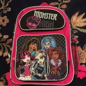 Monster high backpack never used at all