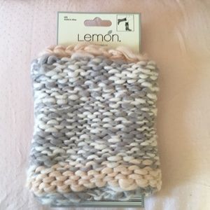 Lemon brand: knit boot topper