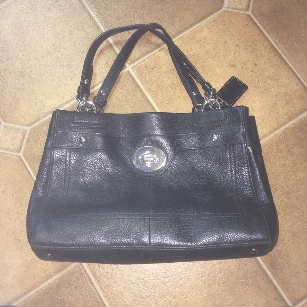 Coach leather bag