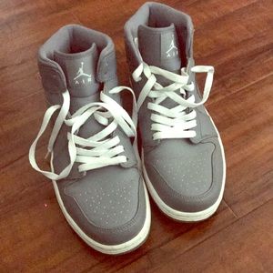 Grey Nike Air Jordan Retro 1