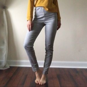 High Waisted Plaid Pant