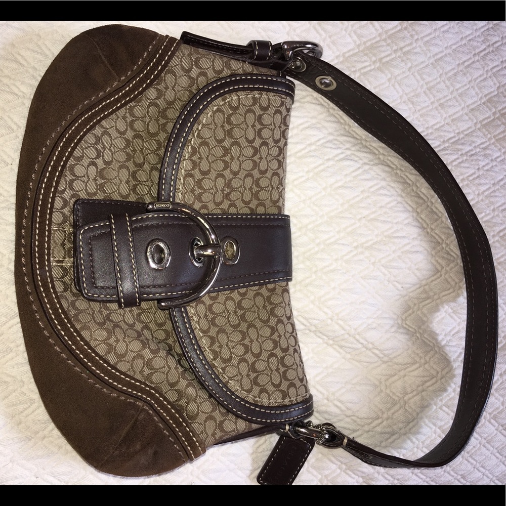 Chocolate brown Coach hobo bag 💼