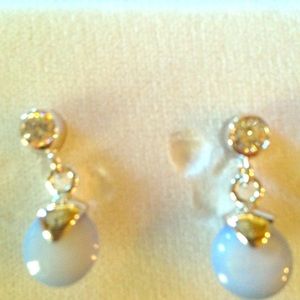 Sterling Silver mother of pearl earrings