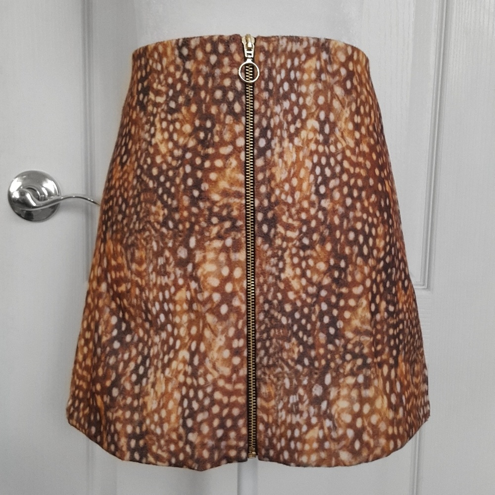 NWT Topshop Doe print Skirt