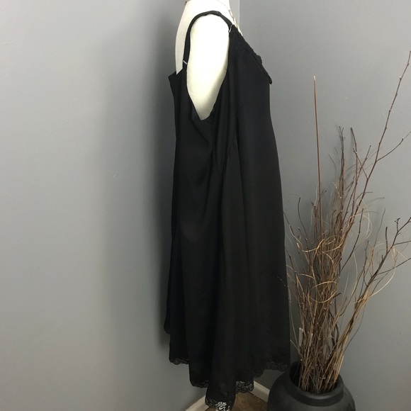 Black Slip Dress - Glamour X Lane Bryant - Picture 5 of 8
