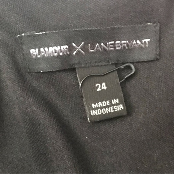 Black Slip Dress - Glamour X Lane Bryant - Picture 7 of 8