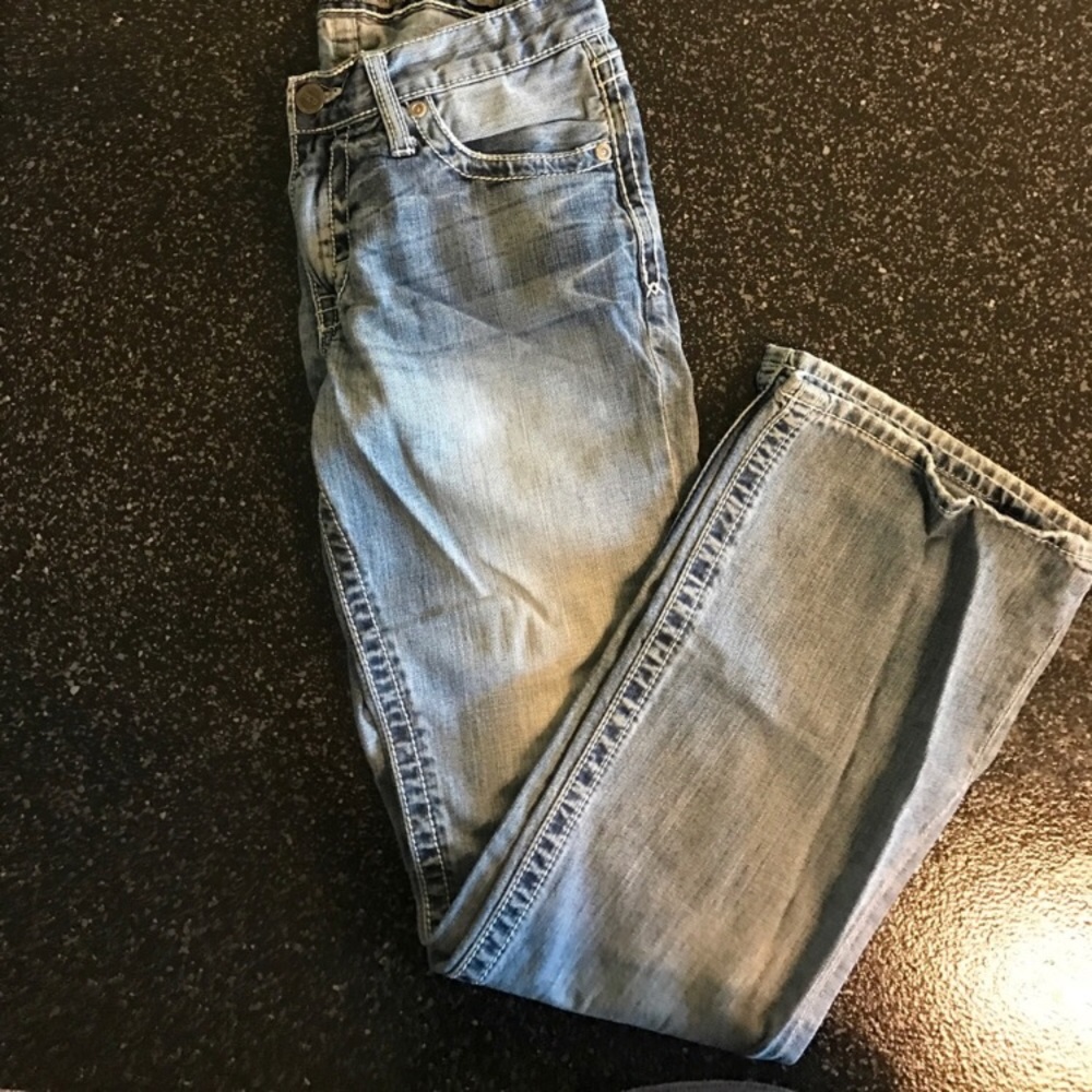 BKE Fulton buckle jeans