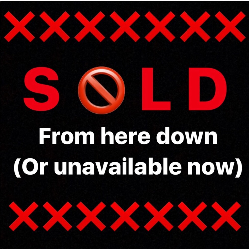 ❌EVERYTHING SOLD❌
