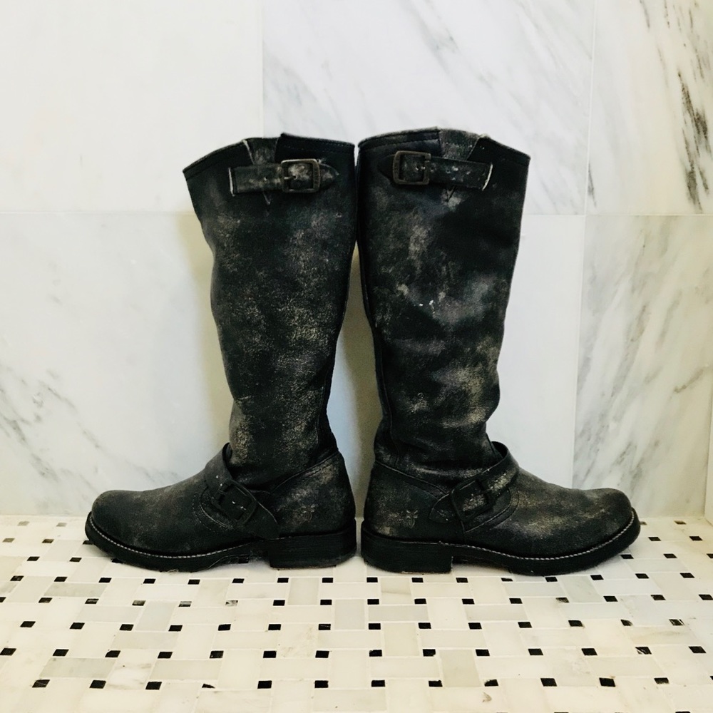 Frye Veronica Slouch black vintage